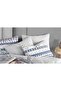 Solid Color 2-Piece Pillowcase - Gray - 3