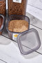 Mina 12 Pieces 24 Pieces Plastic Food Storage Container and Kitchen Pantry Organization Set 12X1.10 Lt - 5