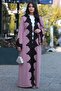Pink Guipure Detailed Abaya - 8