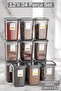 Mina 12 Pieces 24 Pieces Plastic Food Storage Container and Kitchen Pantry Organization Set 12X1.10 Lt