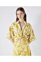 Patterned Twisted Blouse