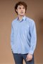 Men's Classic Plain Dakron Long Sleeve Regular Fit Dad Fabric Shirt 8130 - 4