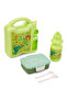 Lunch Box wt Bottle - Green - 4