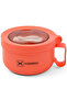 Lunch Box with Folding Spoon - Pink
