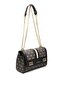 Smoked - Black Monogram Women's Crossbody Bag Sp1139 - 2