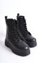 Angela Black Skin Women's Daily Boots - 4