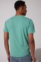 Regular Fit Normal Cut 100% Cotton Crew Neck Green T-Shirt - 5