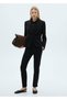 Straight Cut Mid-Rise Pants - 2