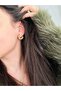 Stainless Steel Half Circle Sun Earring