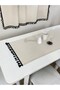 45X145 cm |   Washed Buldan Linen Black Tasseled - Pompommed 100% Cotton Runner, Coffee Table - Tablecloth