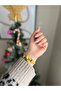 Gold Pineapple Çelik Charm Bileklik