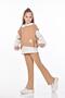 Knitted Patterned Girl's Set - Classic and Elegant Combination - 4