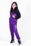 Snow Fashion Printed, Mesh Detailed, Hooded 2-Piece Girls Tracksuit Set - 4
