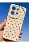 Case for Vivo Y36 4g with Camera Protection Wave Edge Red Heart Pattern Silicone Cover