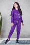 Love City Zippered Girls Tracksuit Set