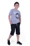 3-Piece Nuk Dg-zoone-vintage Written Detail Boys' Summer Set - 3