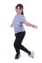 Solid Color, No Pattern, Elastic Waist Bottom-Top Girl's T-shirt Tracksuit Set - 5