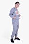 TIDE TEXT PRINTED KANGAROO POCKET DETAIL BOYS TRACKSUIT SET - 2