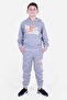 TIDE TEXT PRINTED KANGAROO POCKET DETAIL BOYS TRACKSUIT SET - 3