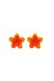 Mini Hibiscus Luxury Acetate Flower Peg Buckle Mini Size Pack of 2