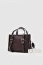 Merry Adjustable Hand and Shoulder Bag - Brown - Women's Bag - 2
