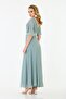 Çağla Chiffon Pleated Long Evening Dress - 6