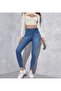 2003 Women's Lycra Skinny Slim Fit Jeans Jeans Denim Trousers - Light Blue - 3