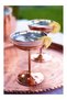 Copper Wine Glass Set, Sliced ​​Design, Copper Color, Set of 2 - 3