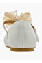 Juniors Butterfly Embellished Ballerina Shoes with Hook and Loop Closure - 5