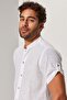 Hakim Collar Short Sleeve Men's Shirt - 4