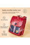 Preppy Spine Protection Horizontal School Backpack for 0 - 5 Grade Primary Students - Red - 7