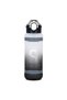 Water Bottle 1000ml with Straw- Black