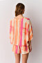 Cosmopolitan Shirt Collar Shorts Pajama Set - 4