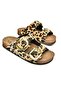 P 777517402   Leopard Suede Double Banded Women's Slippers - 8