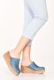 Women's Genuine Leather Platform Sole Sabo Slippers Anl.3244 - 5