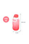 Water Bottle 550ml with Straw - Pink - 8