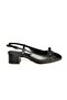 U 404703609   Black Low Heeled Women's Shoes - 6