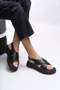 Greslaela Women's Sandals 0012300 Black Skin - 2