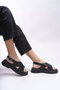 Greslaela Women's Sandals 0012300 Black Skin - 5
