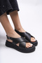 Greslaela Women's Sandals 0012300 Black Skin