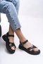 Iselgalyn Women's Sandals 0012215 Black Skin - 2