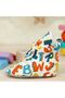 Organic Cotton Baby Booties Anti-Slip Sole Cotton Newborn Slippers Home Nursery Shoes - 8