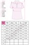 Women's White Shirt Collar Short Sleeve Cotton T-Shirt - 8