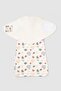 Organic Cotton Cloaked Sleeping Bag Animal Pattern 0-6 Months - 7