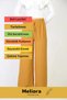 New Season Comfortable Fit Black Elastic Waist Wide Leg Loose Summer Women's Aerobin Trousers - 3