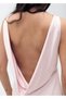 Satin dress with open back - 6