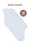 100% Cotton 8-Piece Baby Bodysuit - White Bodysuit with Short Sleeves and Snaps - 2