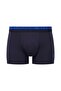 US Polo Assn80522 Men's Cotton 3-Piece Boxers-Sax&Navy Blue&Printed - 2
