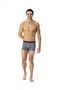 US Polo Assn80522 Men's Cotton 3-Piece Boxers-Black&Printed&Claret Red - 5