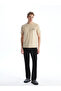 Lcw Eco Beige Standard Fit Men's Pajama Set - 4